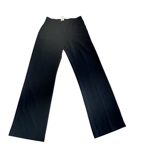 Akris Punto Black Wide Leg Casual Pants Size 6 - Picture 1 of 10